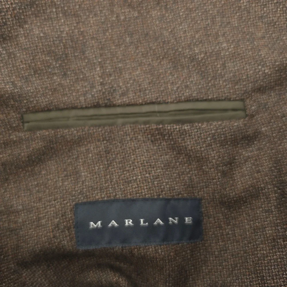 Proper Cloth Mens 2025 Bedford Jacket Marlane Wool Brown Hopsack 46 Tall Blazer
